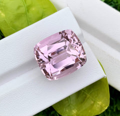 Cusshion Cut Pink Kunzite Gemstone, Loose Gemstone, Kunzite Faceted Cut Stone, Gemstone Jewelry - 45.05 carat