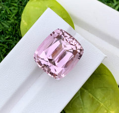 Cusshion Cut Pink Kunzite Gemstone, Loose Gemstone, Kunzite Faceted Cut Stone, Gemstone Jewelry - 45.05 carat