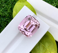 Cusshion Cut Pink Kunzite Gemstone, Loose Gemstone, Kunzite Faceted Cut Stone, Gemstone Jewelry - 45.05 carat