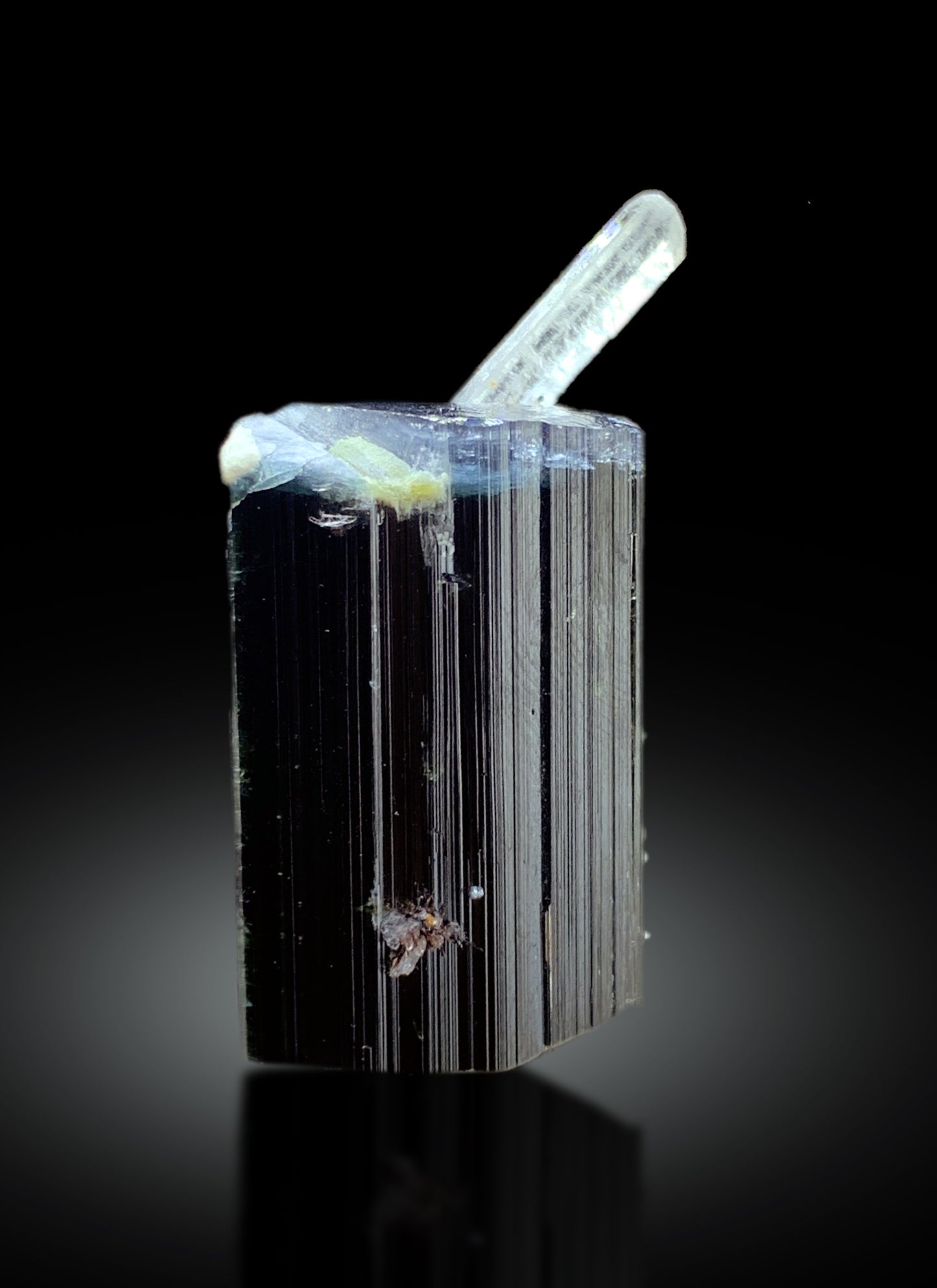 Natural Blue Cap Tourmaline with Aquamarine from Skardu Pakistan - 16 gram