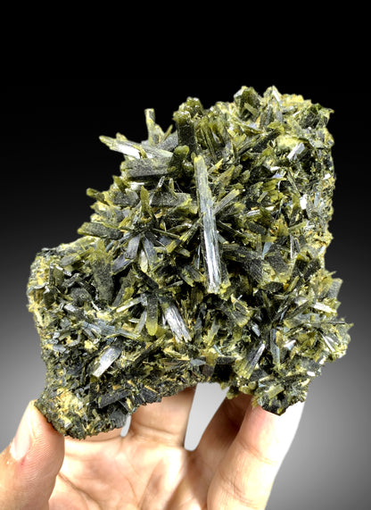 Natural Green Epidote Cluster from Skardu Pakistan - 248 gram