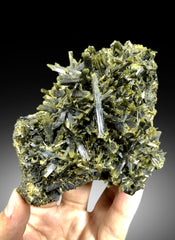 Natural Green Epidote Cluster from Skardu Pakistan - 248 gram