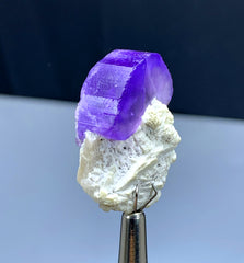 Purple Apatite on Albite on Afghanistan - 40.95 carats