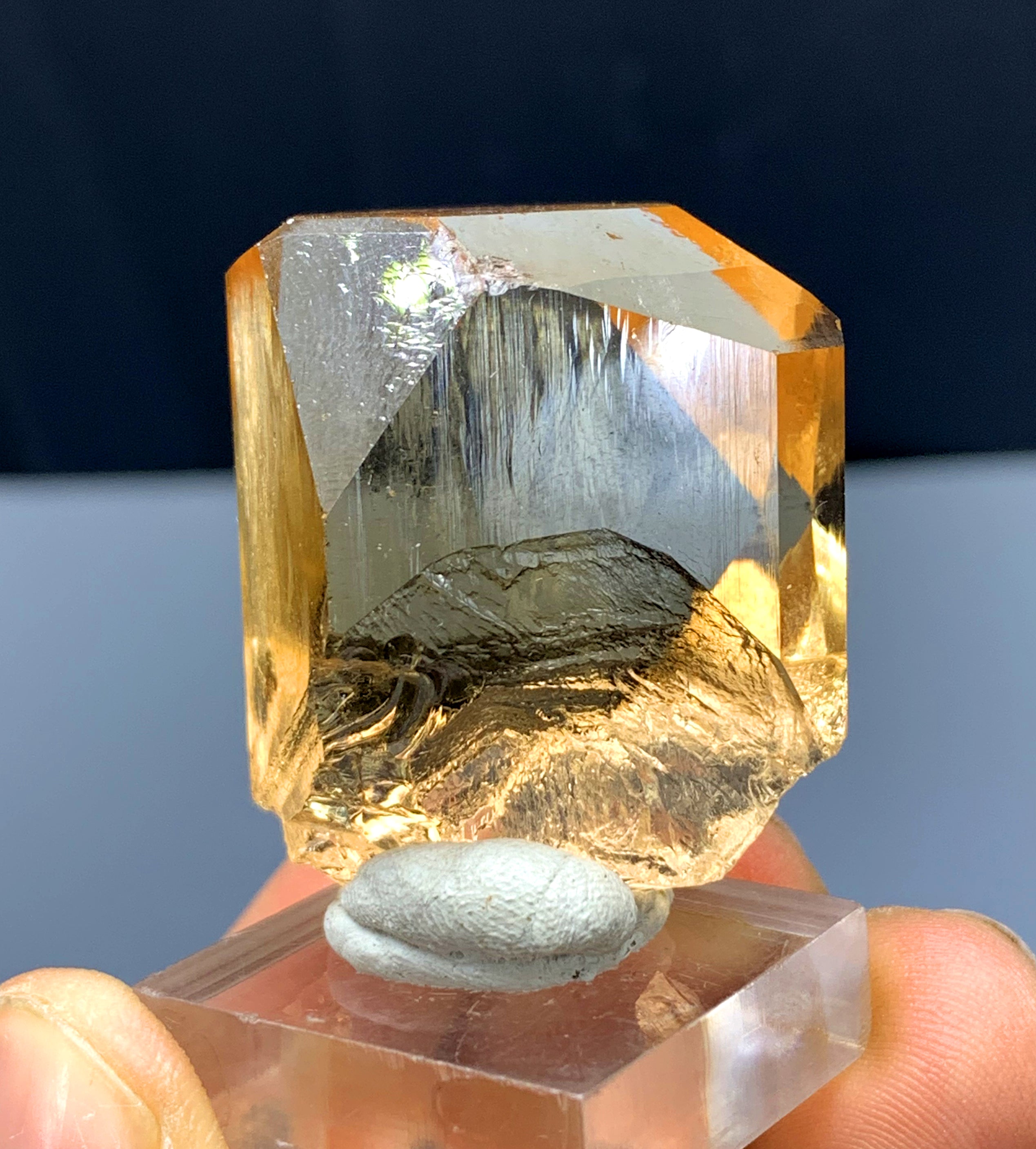 Gem Grade Topaz Crystal from Skardu Pakistan - 42 gram