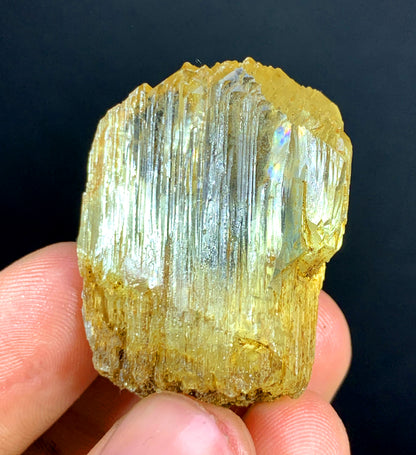 Natural Yellow Triphane Kunzite with Complex Mountain Shape Terminations, Kunzite Stone, Raw Mineral, Kunzite Specimen - 26 gram