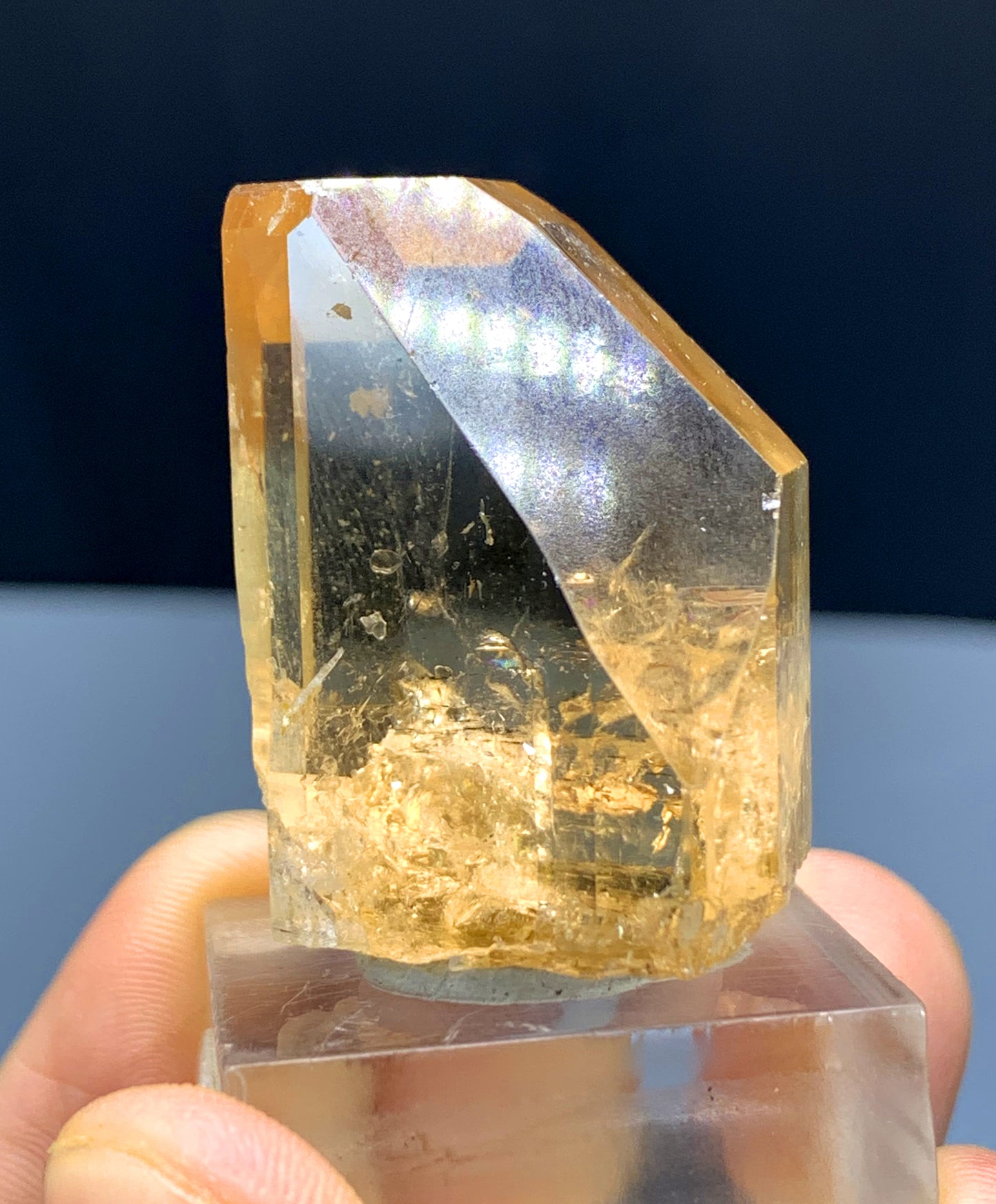 Gem Grade Natural Topaz Crystal from Skardu Pakistan - 40 gram