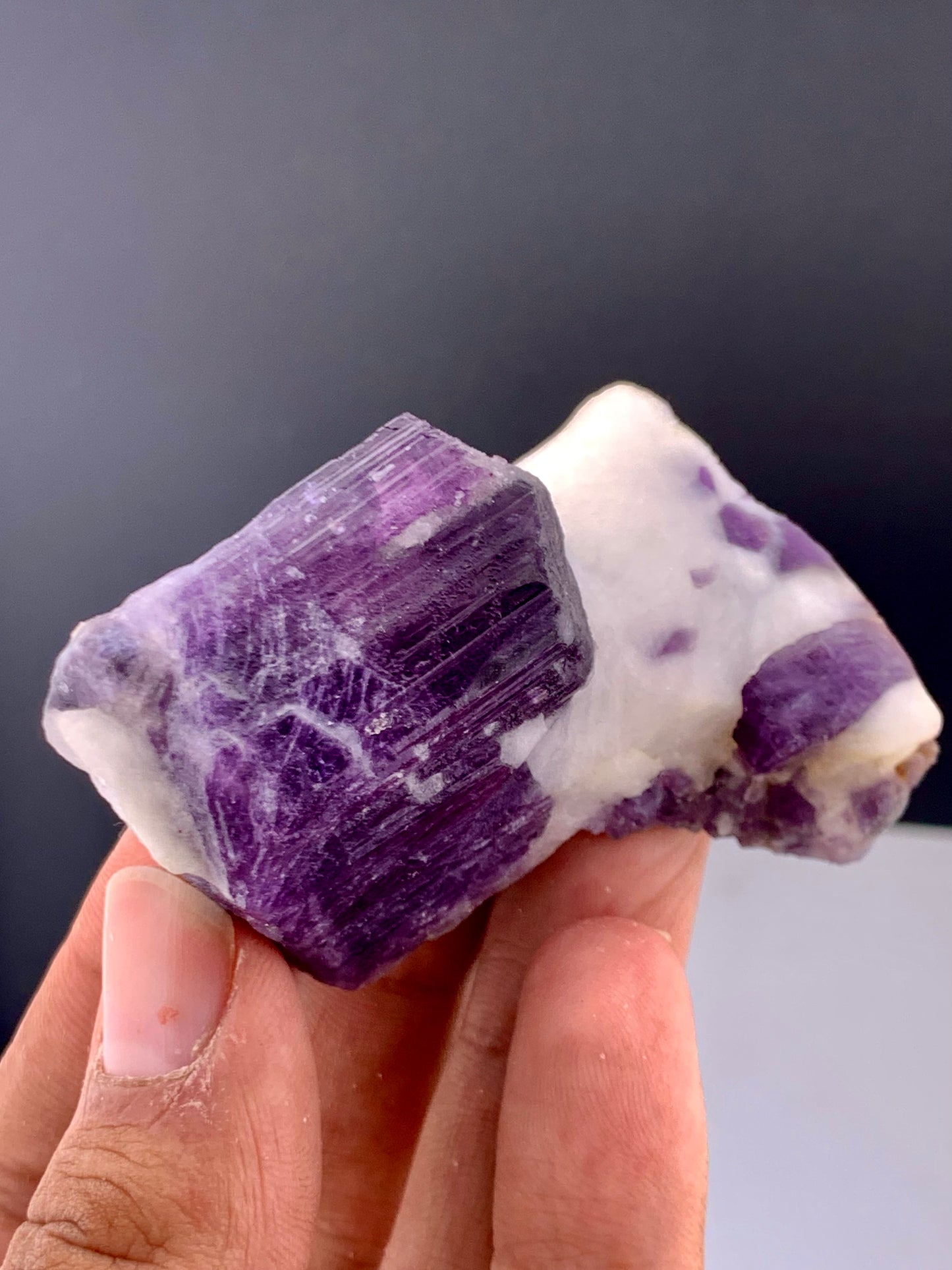 Purple Scapolite Specimen, from Afghanistan- 77.8 Gram