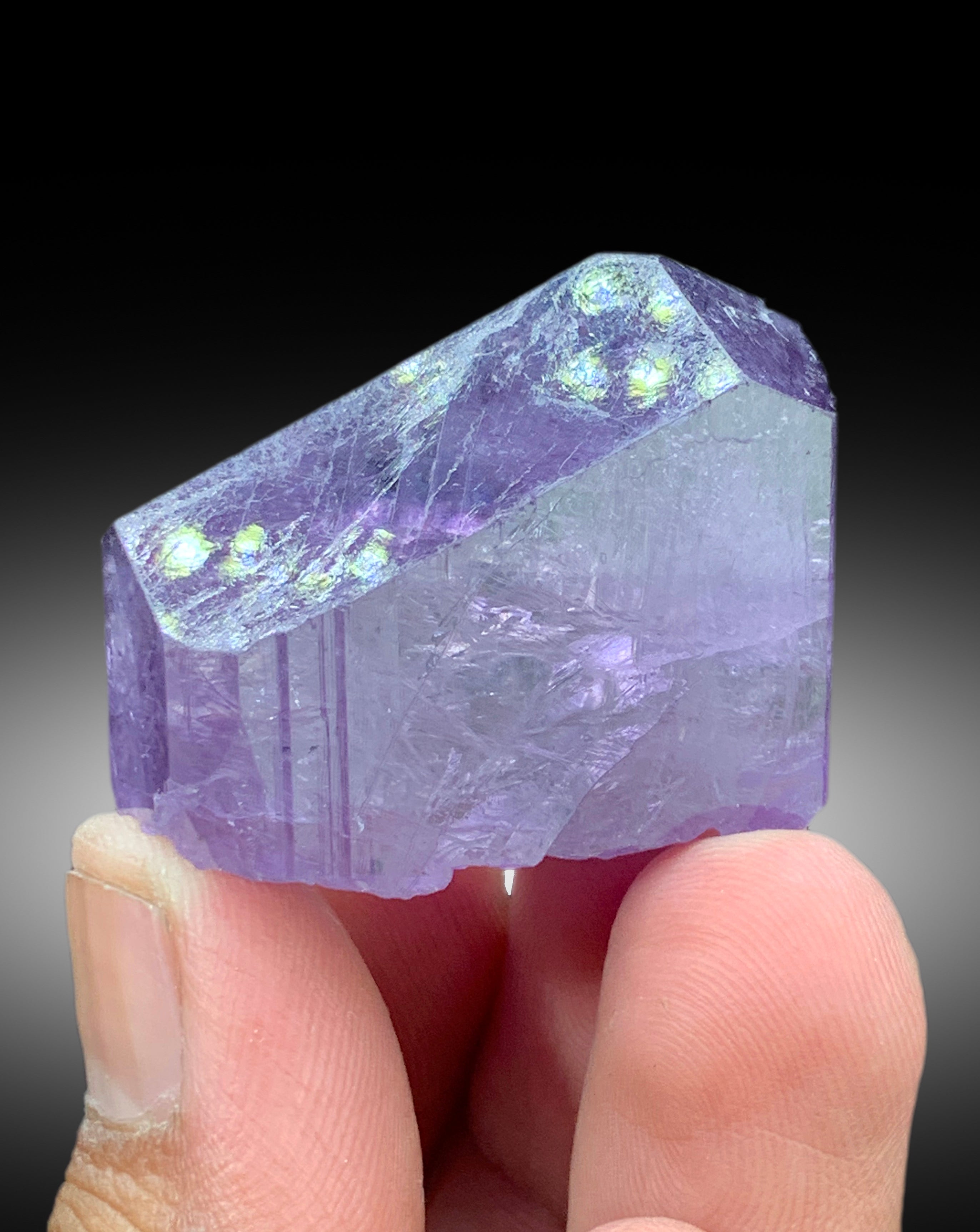 Rich Purple Color Scapolite Crystal, Scapolite Specimen, Raw Mineral, Scapolite Crystal from Badakhshan Afghanistan - 47 gram