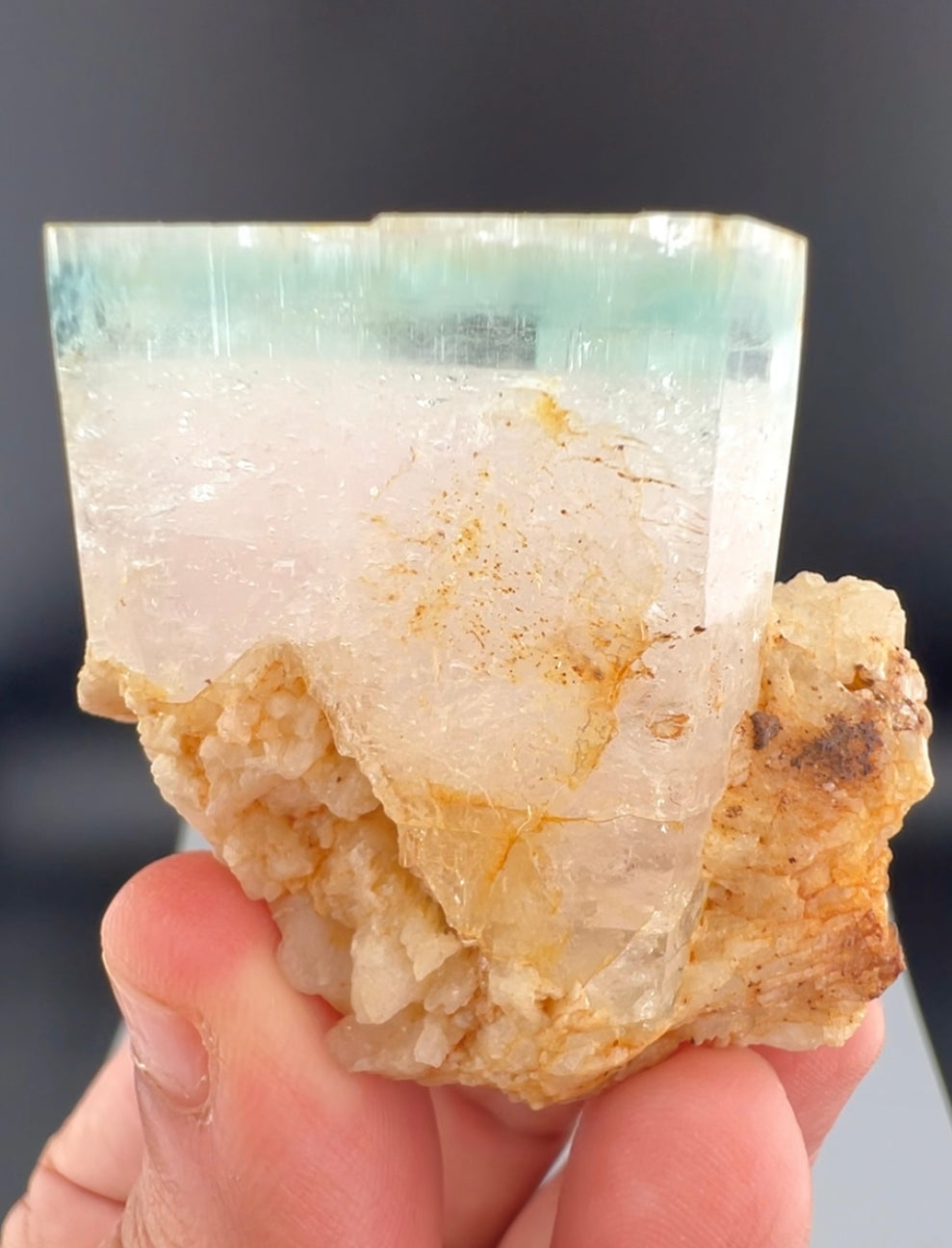 AquaMorganite Specimen From Pakistan - 92 Grams