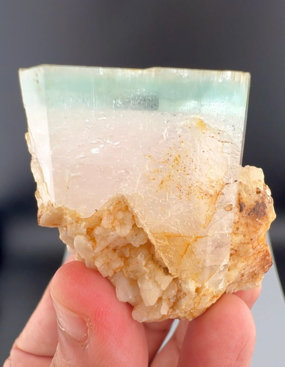 AquaMorganite Specimen From Pakistan - 92 Grams