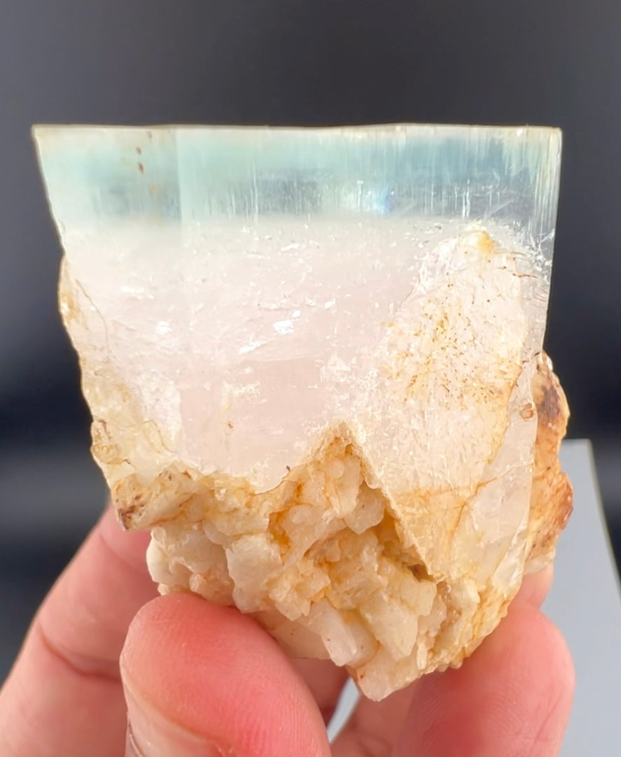 AquaMorganite Specimen From Pakistan - 92 Grams