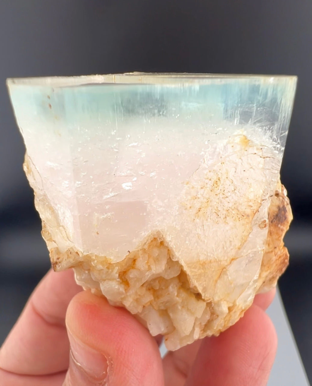 AquaMorganite Specimen From Pakistan - 92 Grams