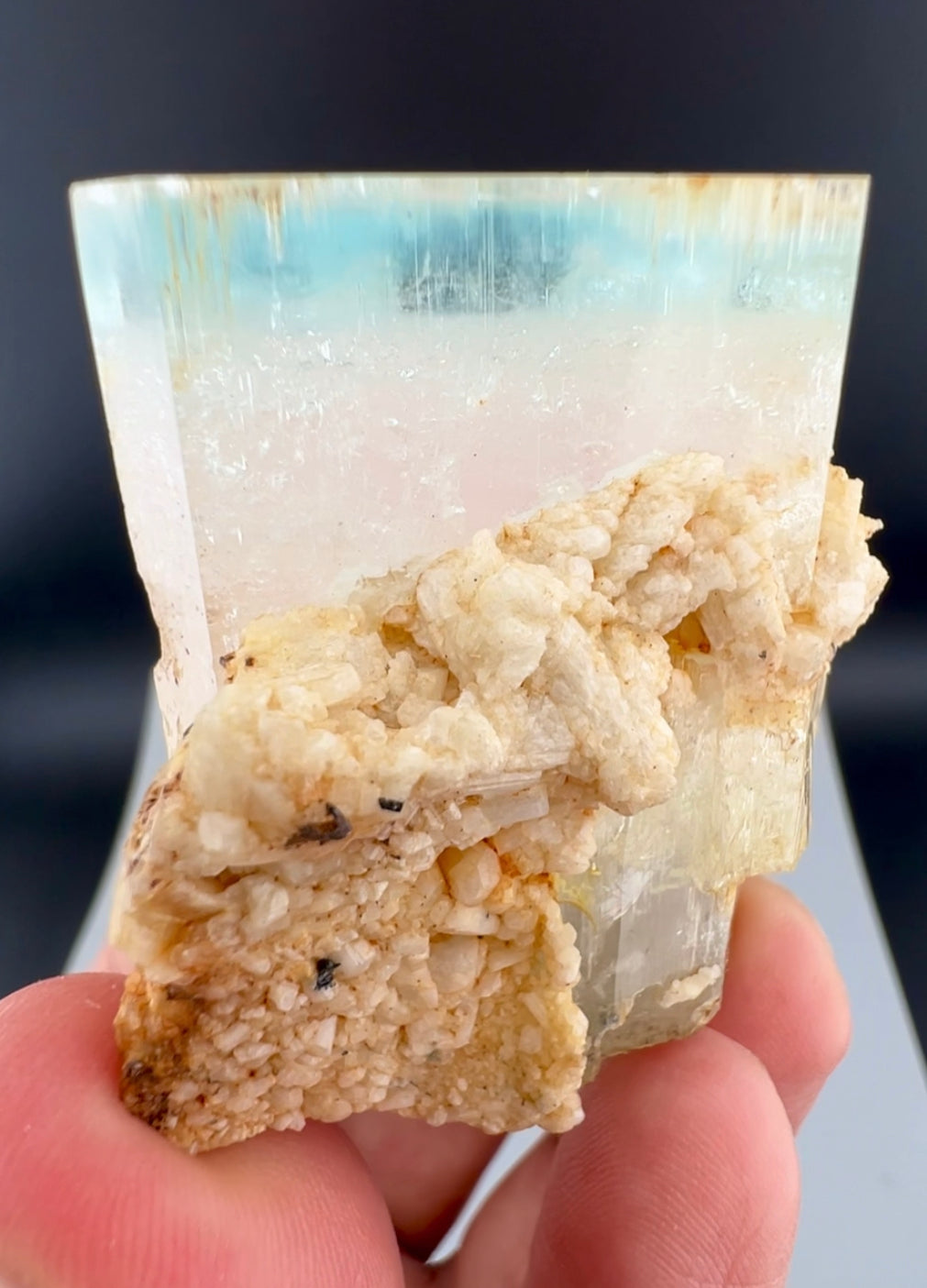 AquaMorganite Specimen From Pakistan - 92 Grams