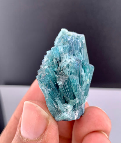 Indicolite Blue Tourmaline Crystal Bunch From Afghanistan - 24 Grams