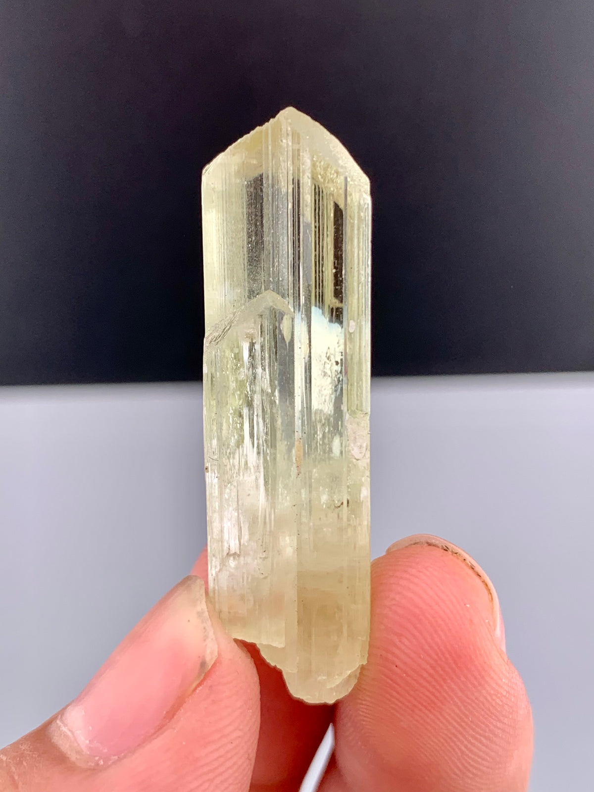 Yellow Triphane Kunzite Crystal from Afghanistan - 10 Grams