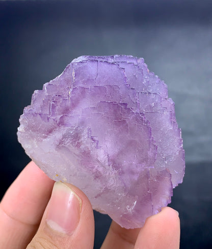 Purple Phantom Fluorite Crystal From Pakistan - 149 Grams