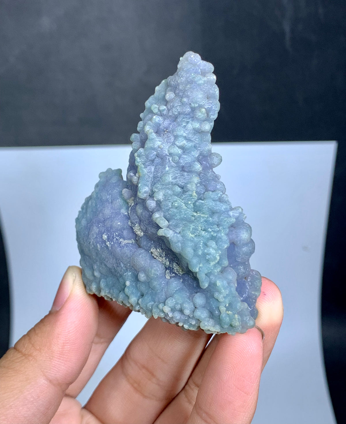 Bicolor Chalcedony Grape Agate Specimen From Indonesia - 61 Grams