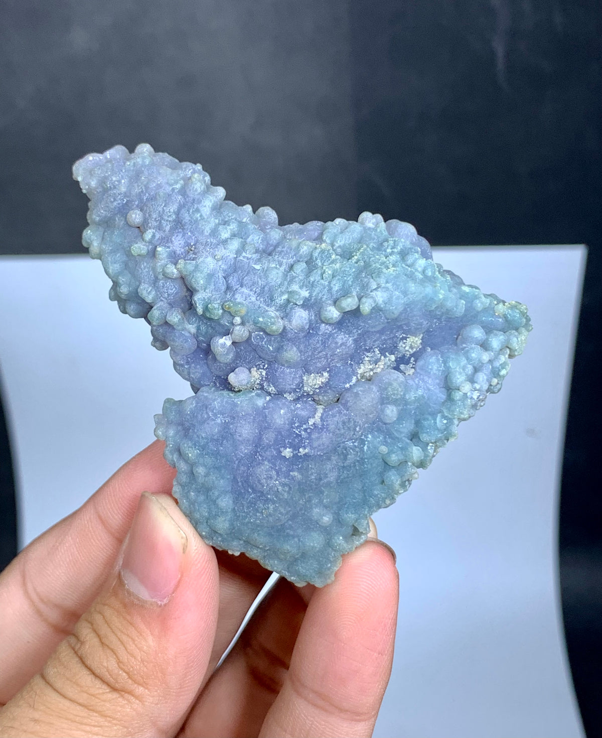 Bicolor Chalcedony Grape Agate Specimen From Indonesia - 61 Grams