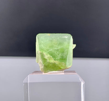 Lush Green Peridot Crystal From Pakistan - 29.70 Carats