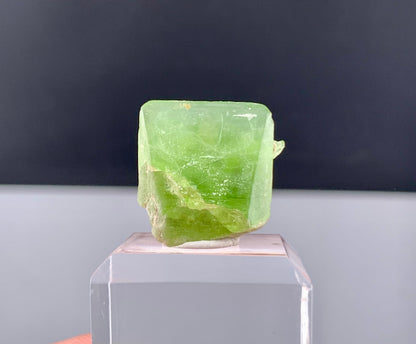 Lush Green Peridot Crystal From Pakistan - 29.70 Carats
