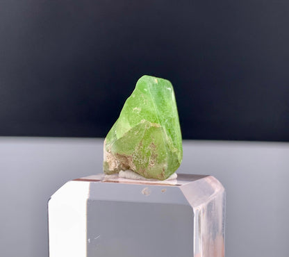 Lush Green Peridot Crystal From Pakistan - 29.70 Carats