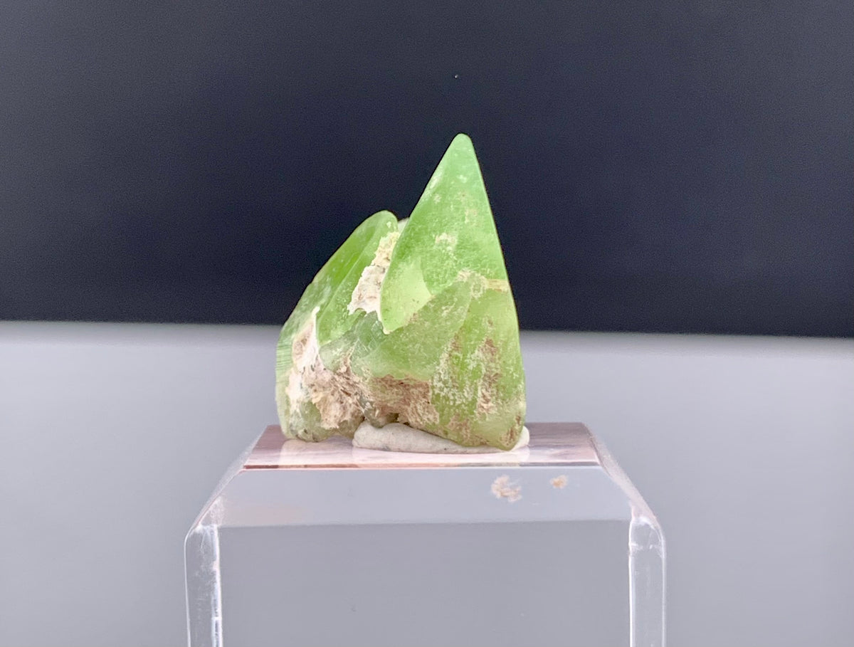 Lush Green Peridot Crystal From Pakistan - 29.70 Carats