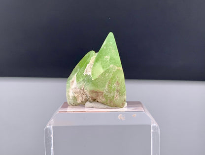 Lush Green Peridot Crystal From Pakistan - 29.70 Carats
