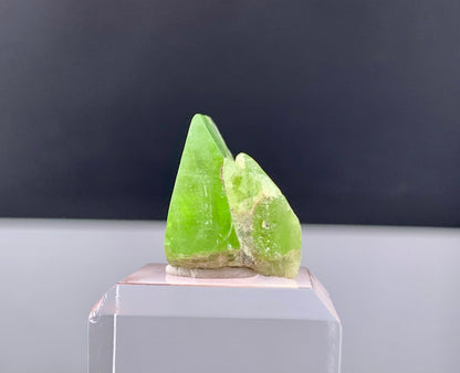 Lush Green Peridot Crystal From Pakistan - 29.70 Carats
