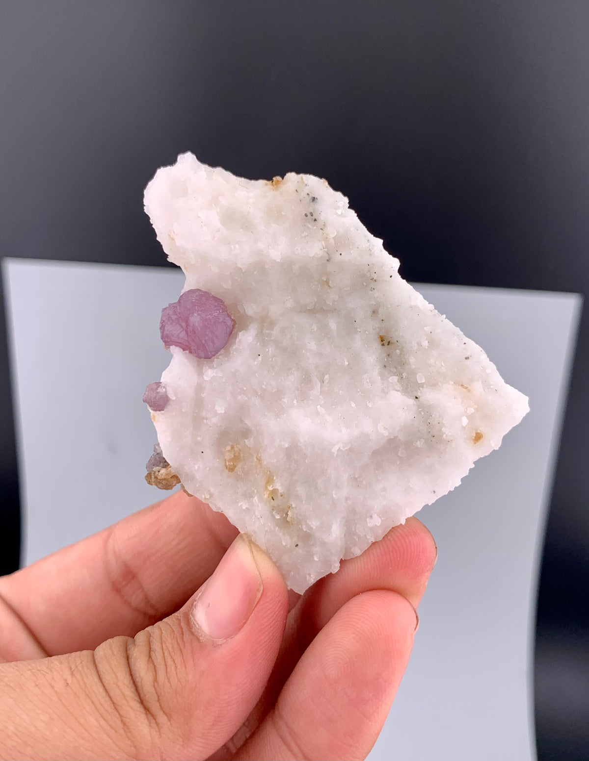 Fluorescent Pink Spinel Crystal On Matrix from Afghanistan - 71 Grams