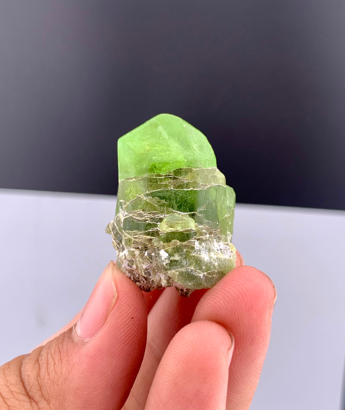 Green Peridot Crystals From Pakistan - 23 Grams
