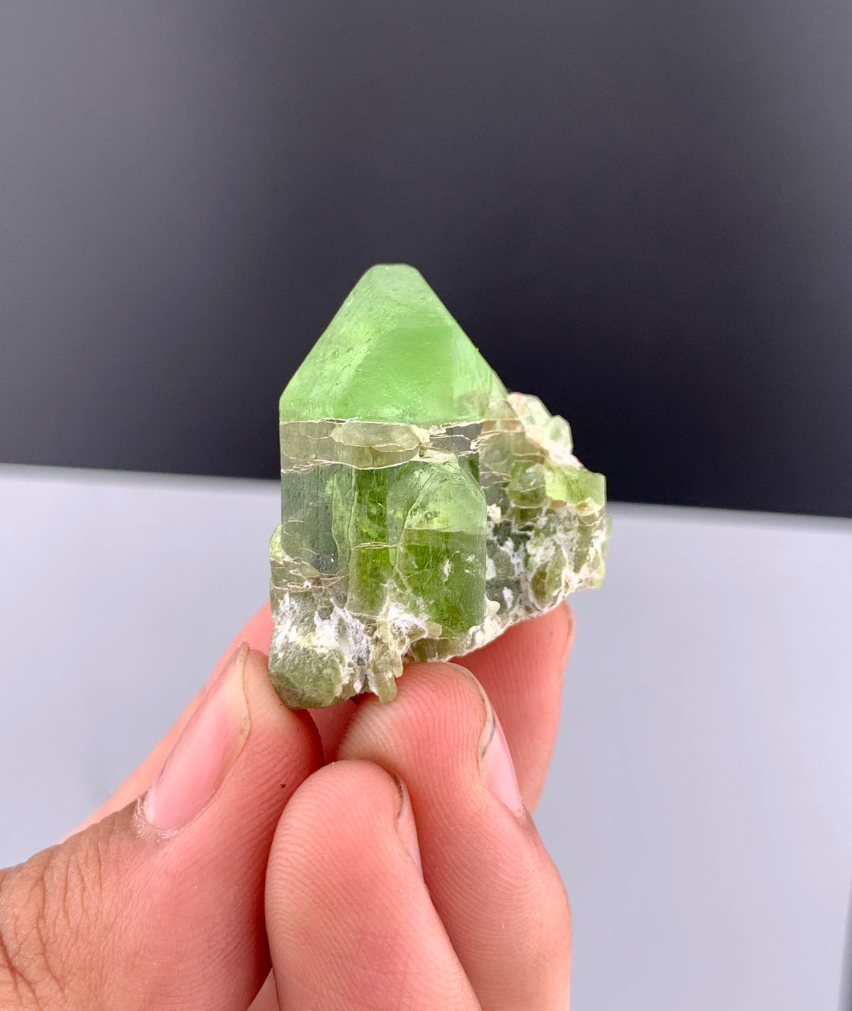 Green Peridot Crystals From Pakistan - 23 Grams