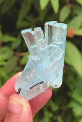 Sky Blue Color Aquamarine Cluster from Shigar valley Skardu Pakistan - 37 gram