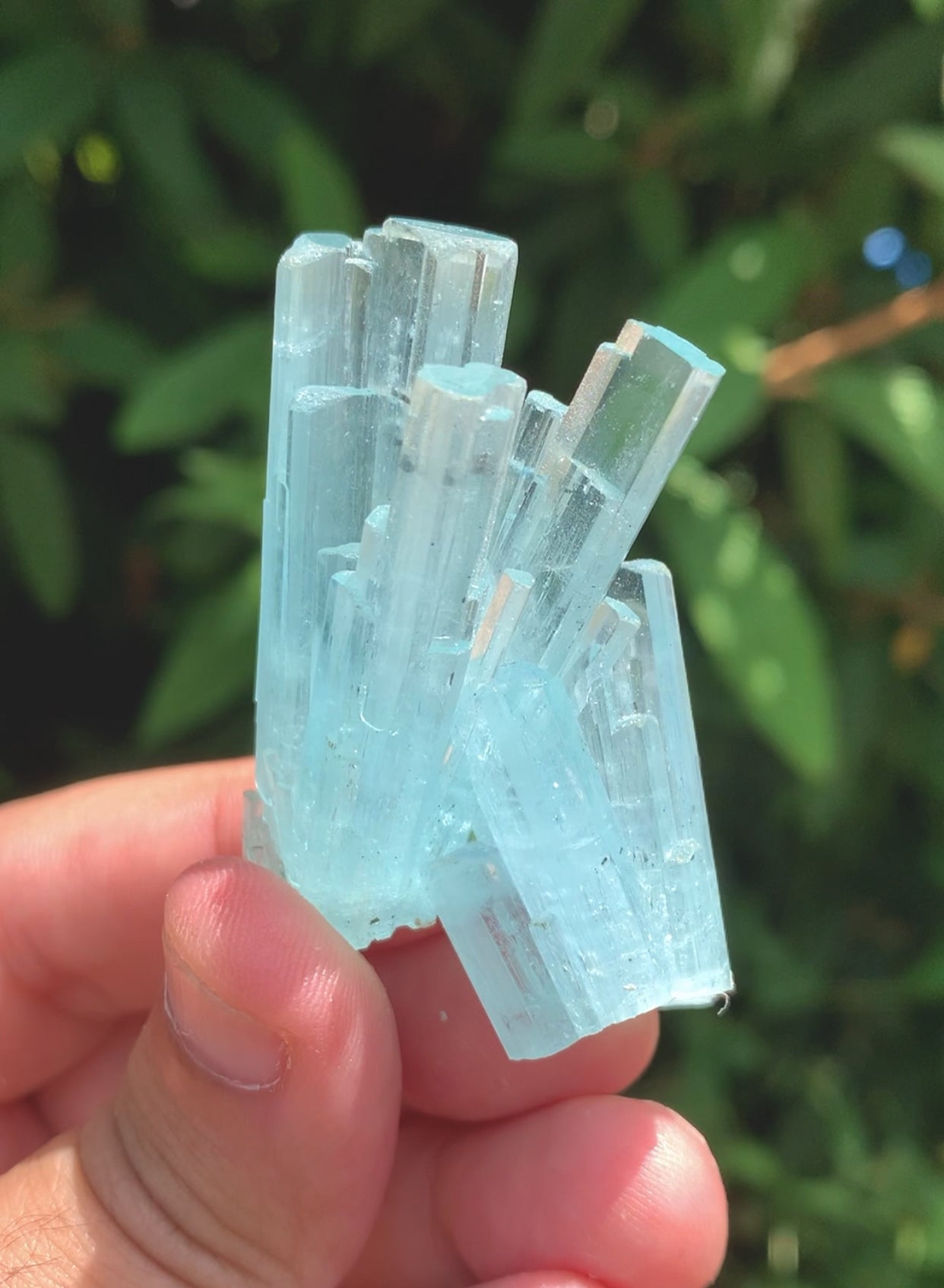 Sky Blue Color Aquamarine Cluster from Shigar valley Skardu Pakistan - 37 gram