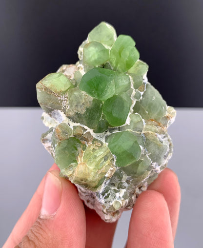 Green Peridot Crystals From Pakistan - 84 Grams