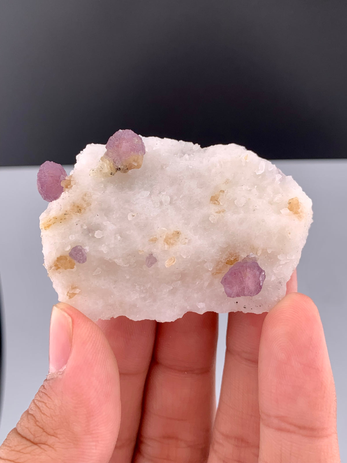 Fluorescent Pink Spinel Crystal On Matrix from Afghanistan - 60 Grams