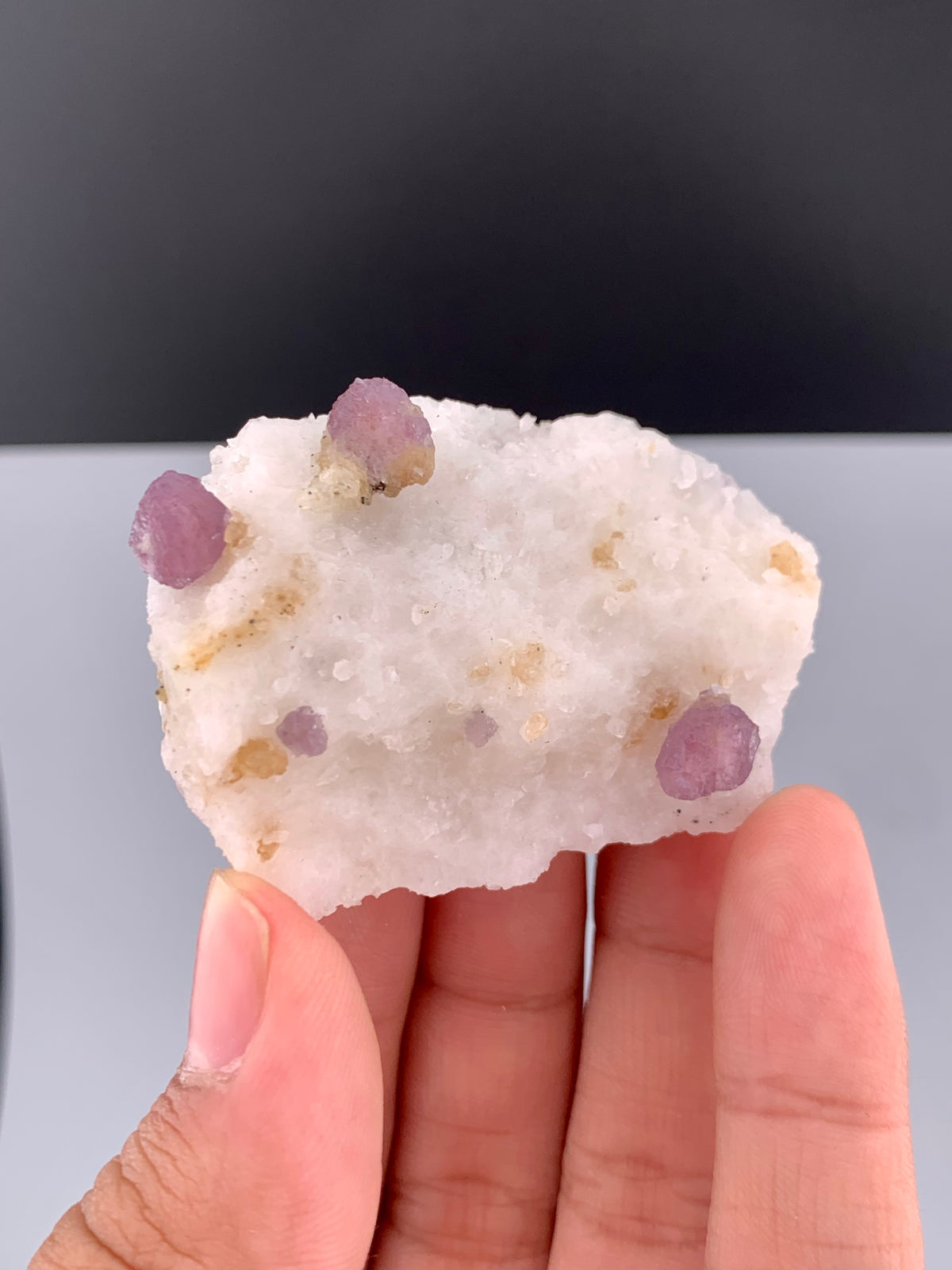 Fluorescent Pink Spinel Crystal On Matrix from Afghanistan - 60 Grams