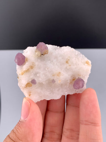 Fluorescent Pink Spinel Crystal On Matrix from Afghanistan - 60 Grams