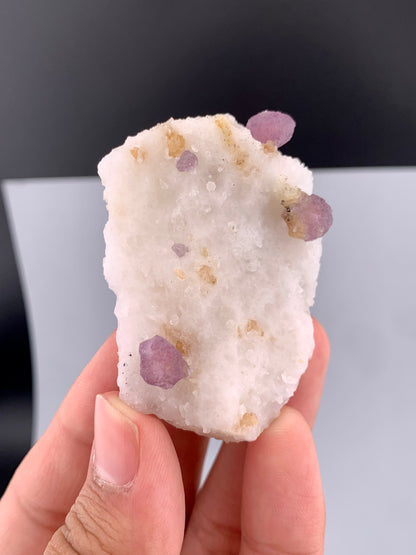 Fluorescent Pink Spinel Crystal On Matrix from Afghanistan - 60 Grams