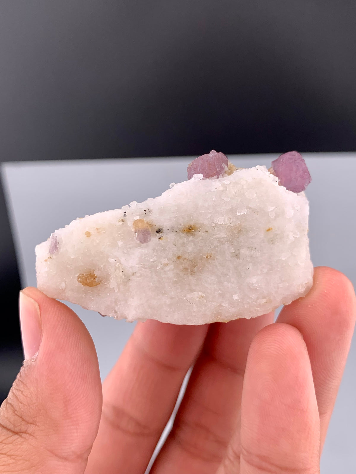 Fluorescent Pink Spinel Crystal On Matrix from Afghanistan - 60 Grams