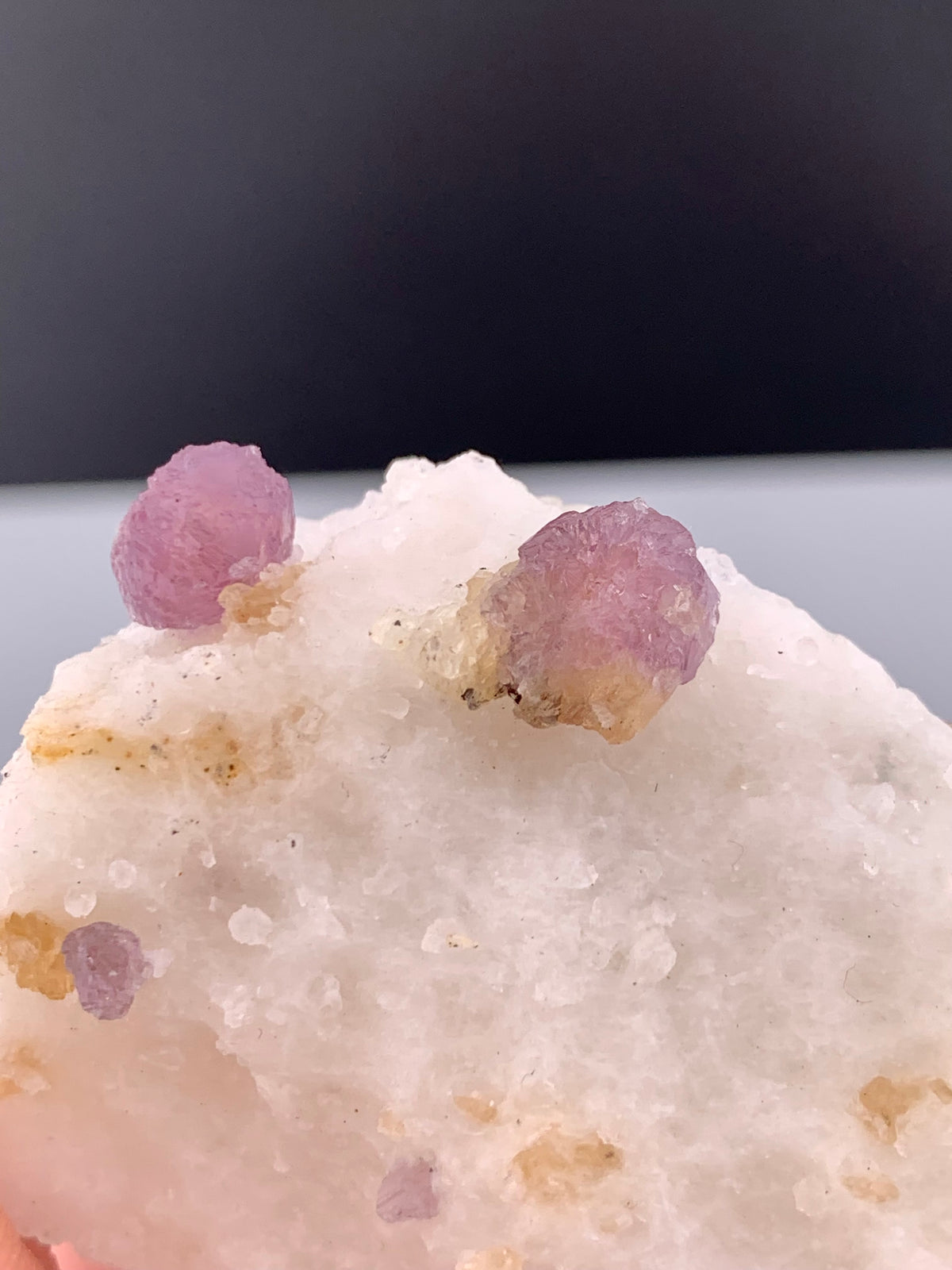 Fluorescent Pink Spinel Crystal On Matrix from Afghanistan - 60 Grams