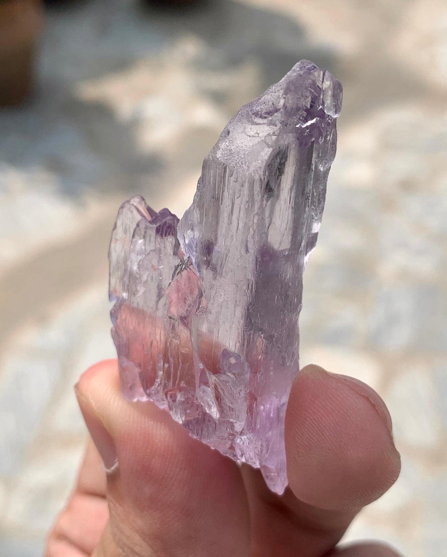 Pink Kunzite Crystal From Afghanistan - 29 Grams