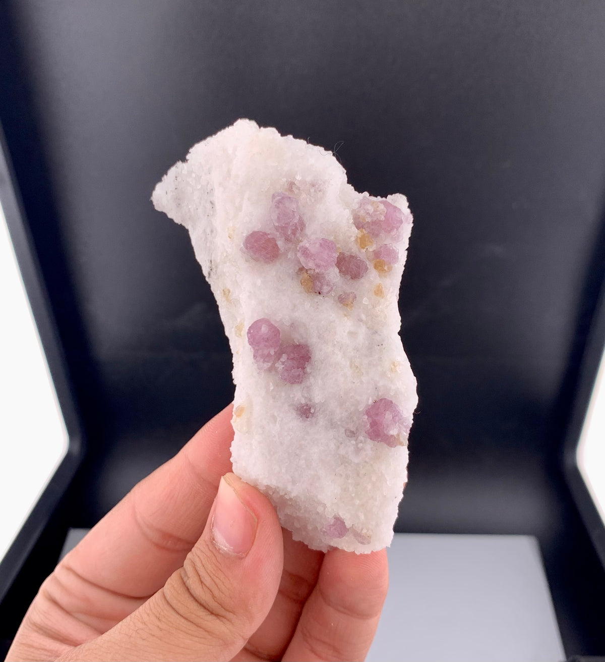 Fluorescent Pink Spinel Crystal On Matrix from Afghanistan - 125 Grams