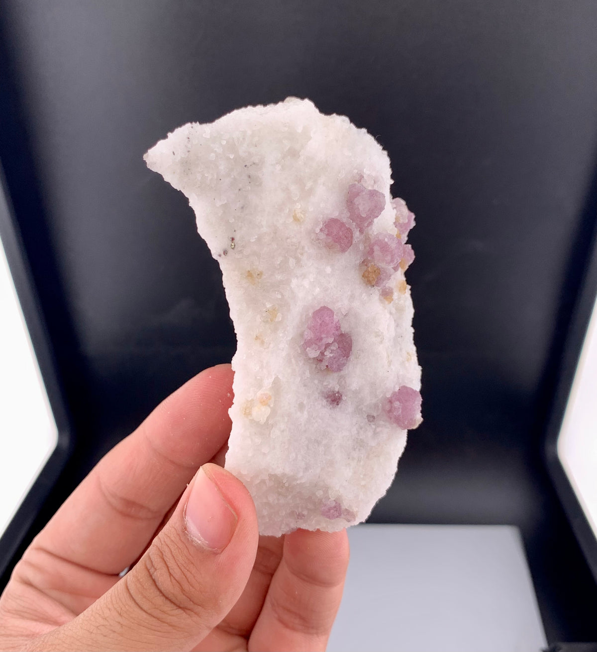 Fluorescent Pink Spinel Crystal On Matrix from Afghanistan - 125 Grams
