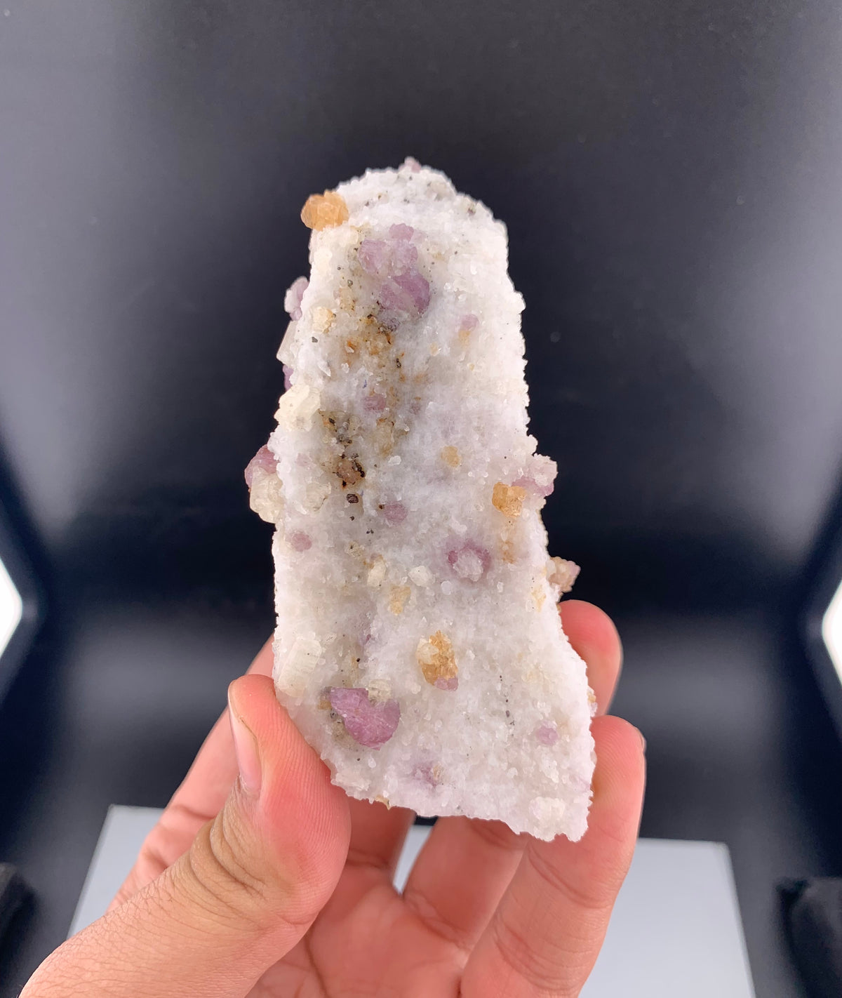 Fluorescent Pink Spinel Crystal On Matrix from Afghanistan - 210 Grams