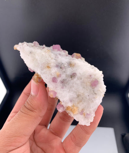 Fluorescent Pink Spinel Crystal On Matrix from Afghanistan - 210 Grams