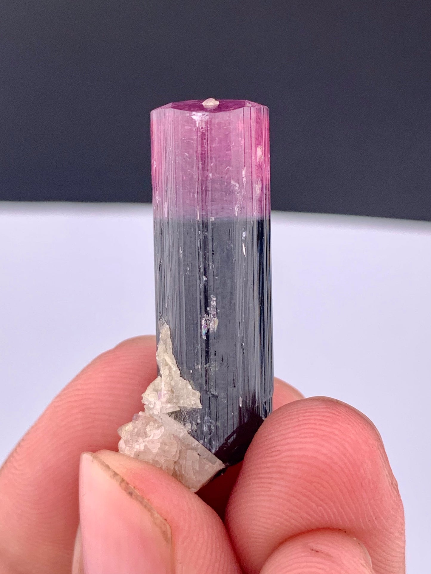 Bi-color Tourmaline Crystal From Afghanistan - 38.05 Carats