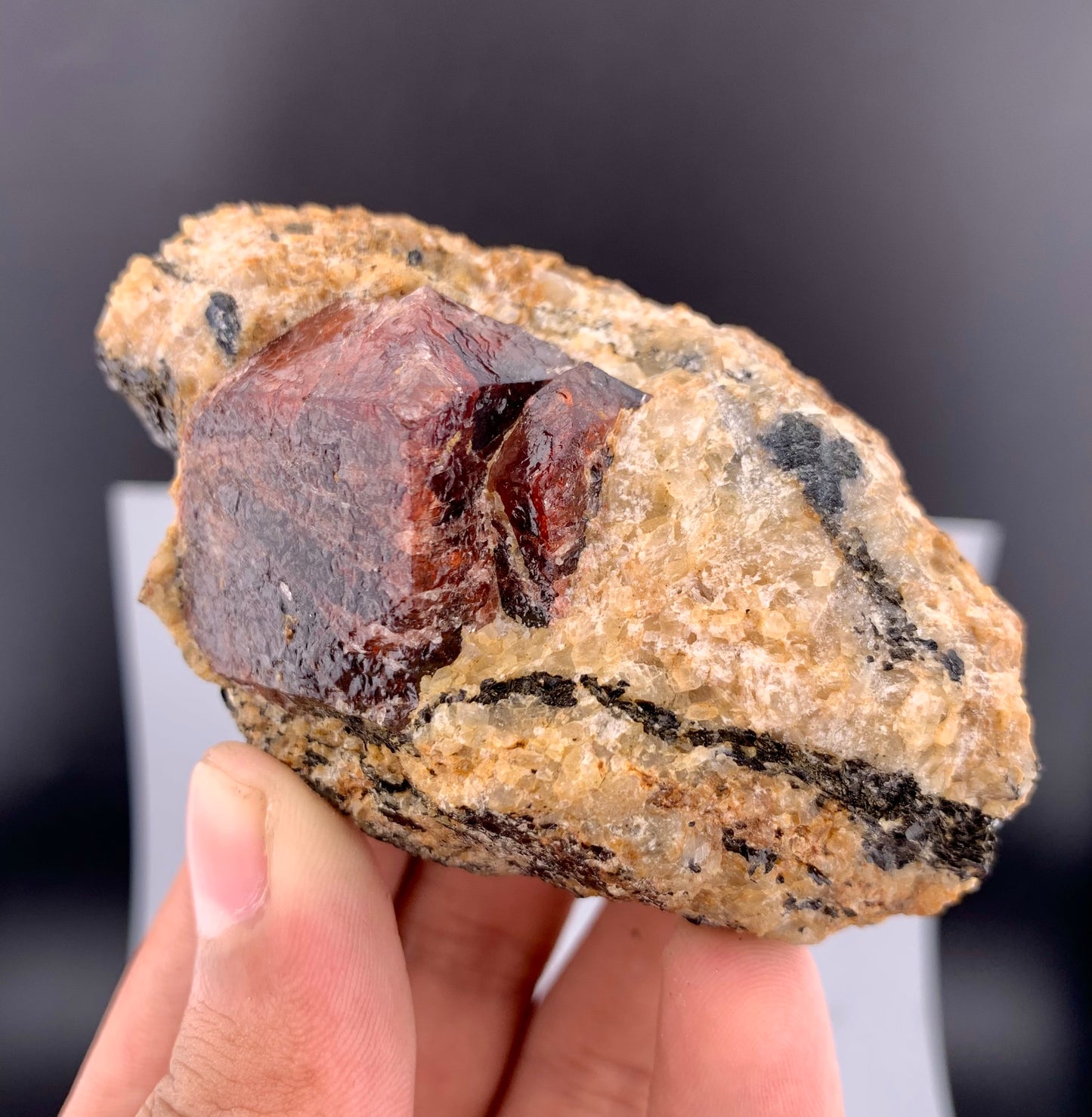 Zircon Specimen on Matrix from Pakistan - 226 gram