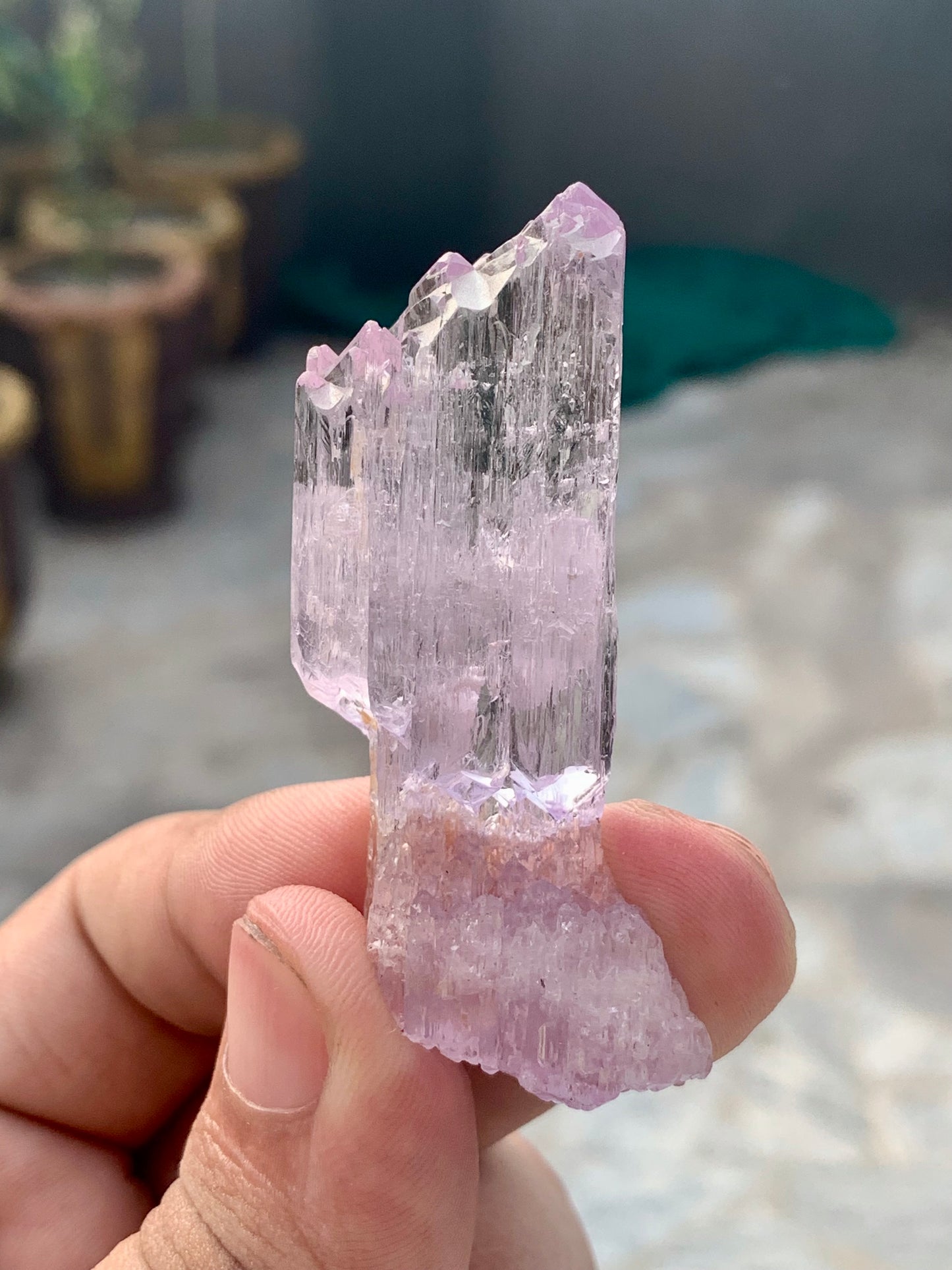 Pink Kunzite Crystal From Afghanistan - 32 Grams