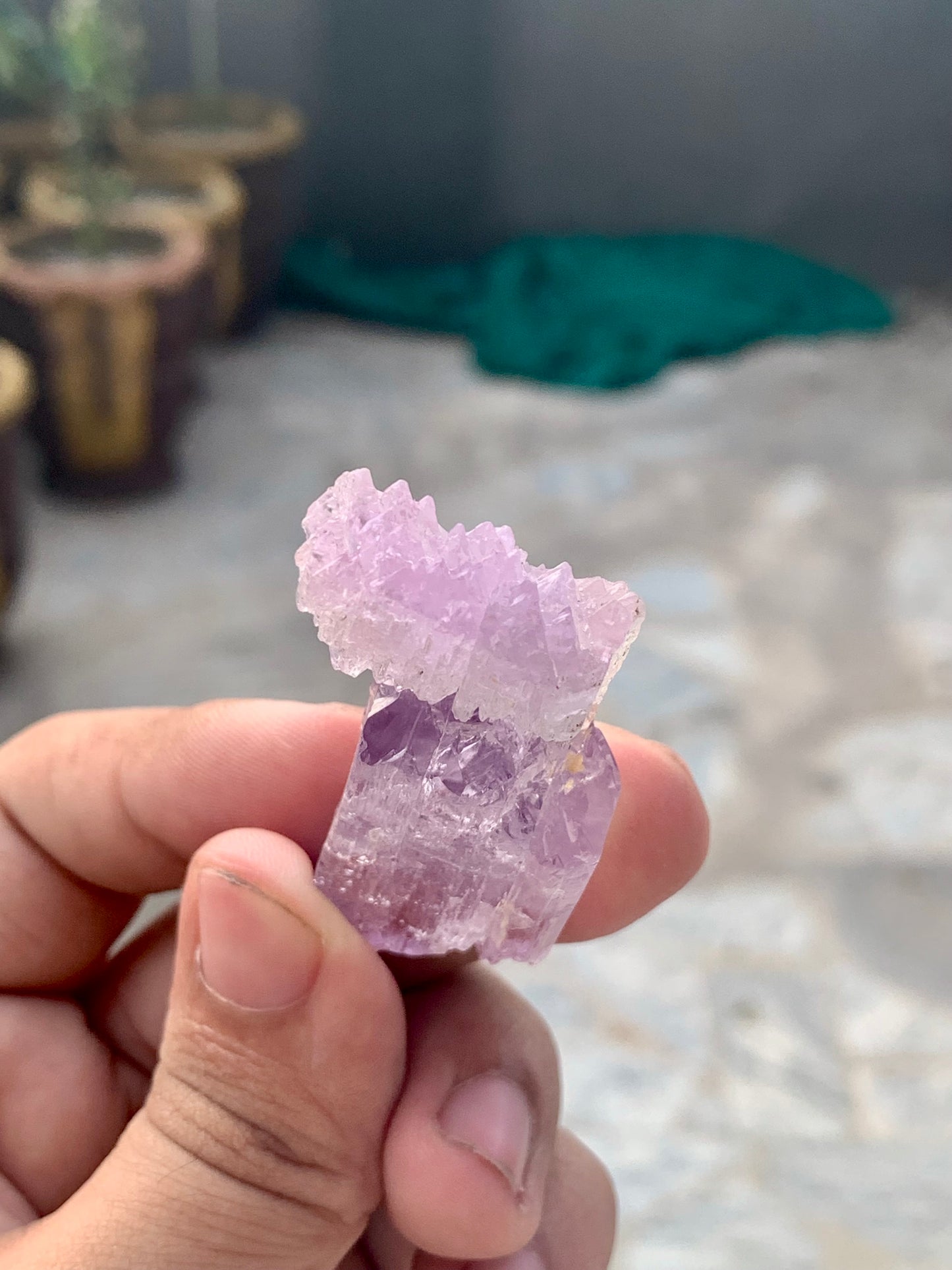 Pink Kunzite Crystal From Afghanistan - 32 Grams