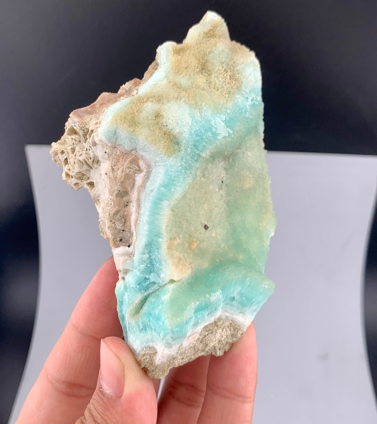 Green Aragonite Specimen From Afghanistan - 216 Grams
